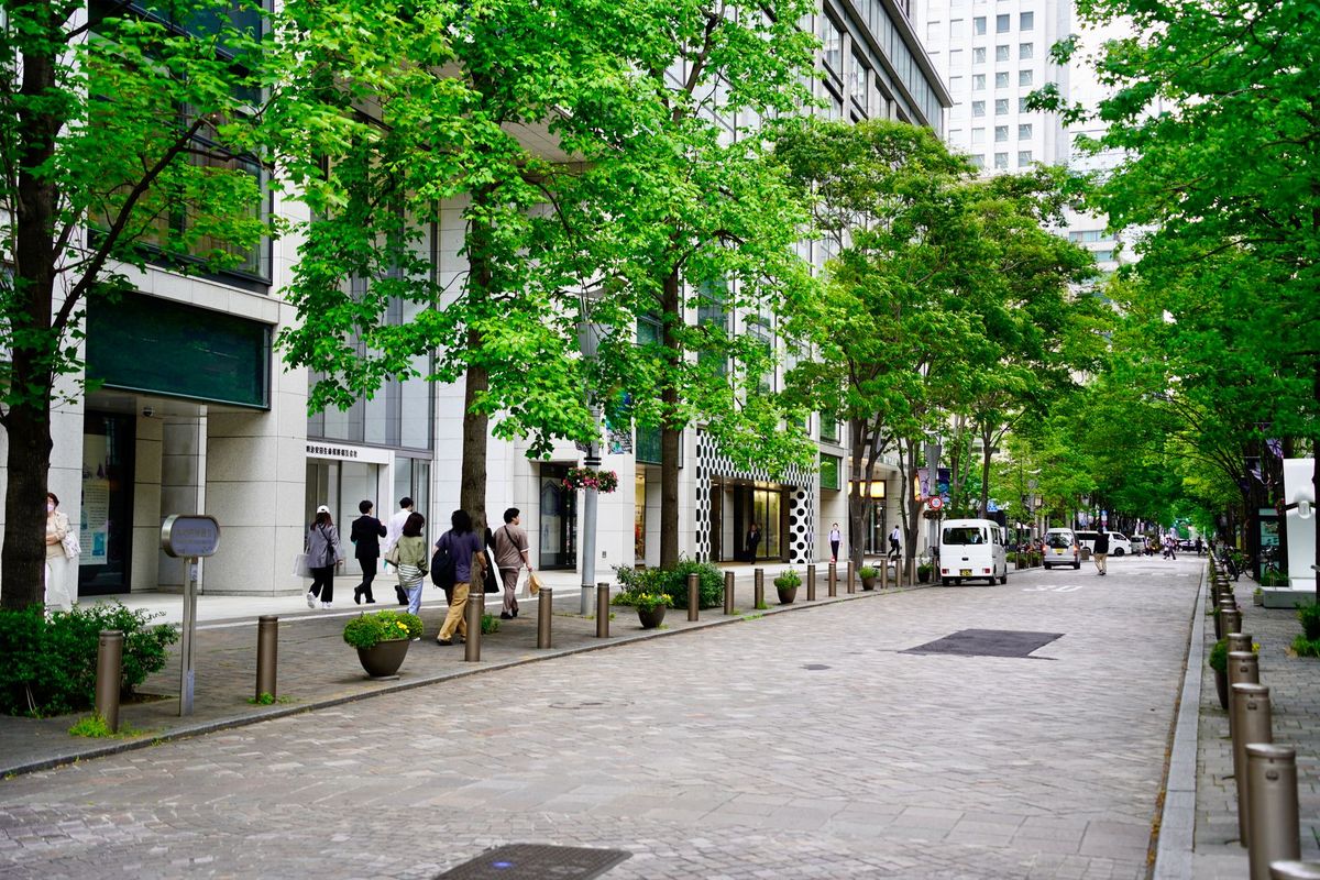 International student working at an internship in the United States